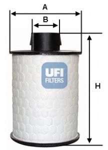 60H2O00 UFI Filtro de combustível