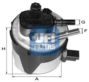 5517000 UFI Filtro de combustível