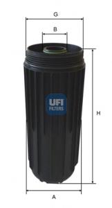 6508700 UFI Filtro de óleo
