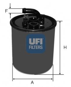 2441600 UFI Filtro de combustível