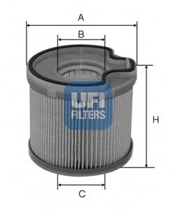 2669100 UFI Filtro de combustível