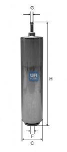 3185200 UFI Filtro de combustível