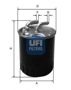 2407700 UFI Filtro de combustível