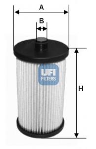 2605700 UFI Filtro de combustível