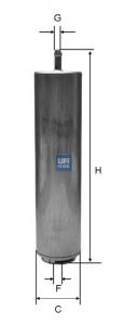 3185100 UFI Filtro de combustível