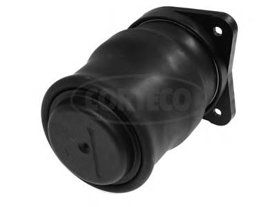 42963 Metalcaucho Coxim pneumático (suspensão de lâminas pneumática) do eixo traseiro