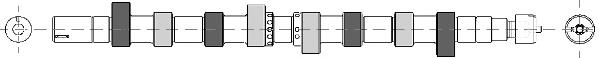  Árvore distribuidora de motor Renault 19 II сaixa (S53) (1992 - 1995) II