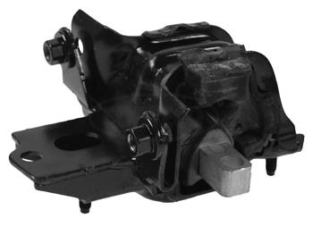 Coxim (suporte) esquerdo traseiro de motor 6Q0199555BA VAG