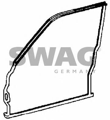 Compactador da porta dianteira esquerda (na porta) A2027200978 Mercedes