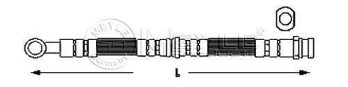 Mangueira do freio dianteira TF507 Japan Parts