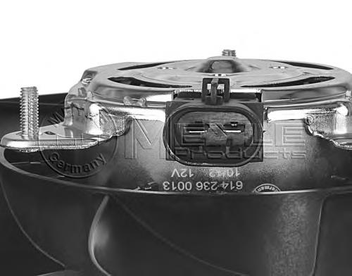 Ventilador elétrico de esfriamento montado (motor + roda de aletas) 1341682 General Motors