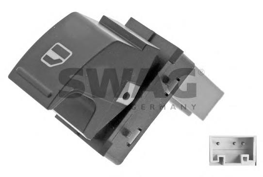 9513P71 Polcar Botão dianteiro direito de ativação de motor de acionamento de vidro