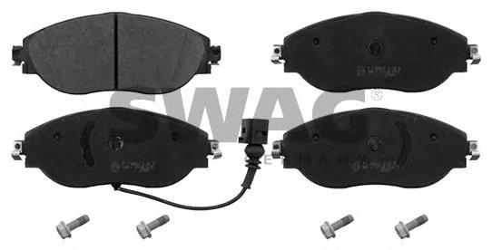 Compre 3C0698151F VAG Sapatas do freio dianteiras de disco