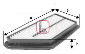 Compre 17220P13505 Honda Filtro de ar