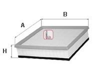 Filtro de ar SKAF0060286 Market (OEM)