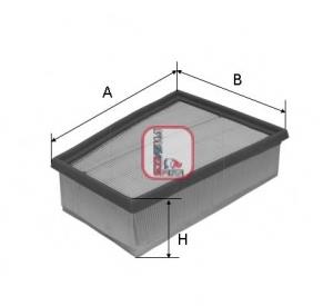 Filtro de ar 165465086R Renault (RVI)