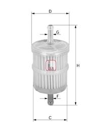 Filtro de combustível Bosch F026402351