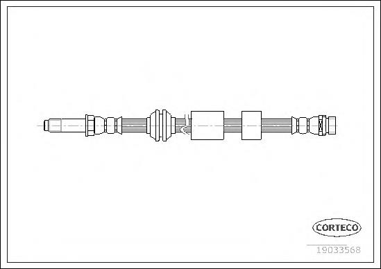 1387264 Ford Mangueira do freio dianteira