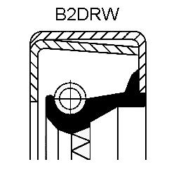 Bucim de cubo traseiro 732230 Diesel Technic