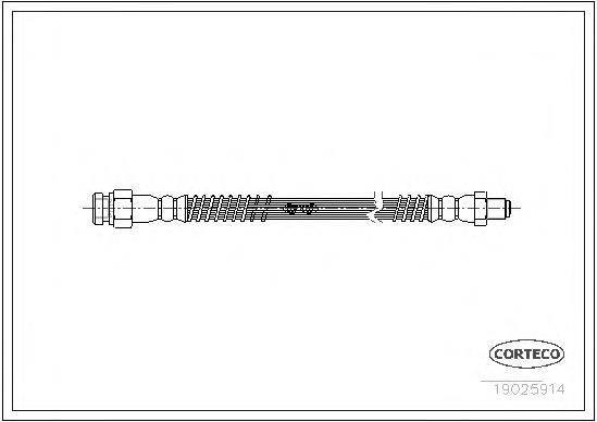 Compre MB238163 Mitsubishi Mangueira do freio traseira