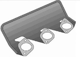 Vedante de tubo coletor de escape BMW 11621723655 preço, a partir de 20,54 USD