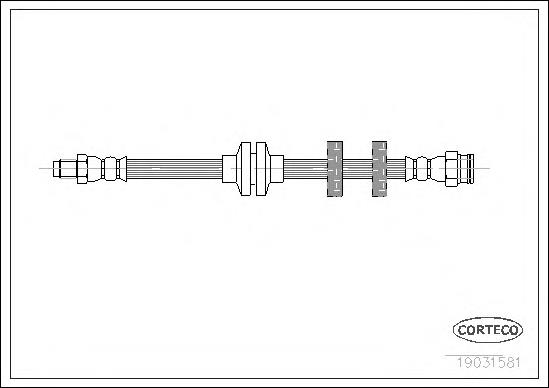 Compre 46556045 Fiat/Alfa/Lancia Mangueira do freio dianteira