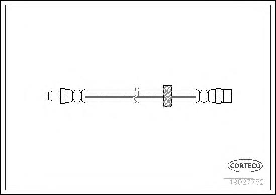 Compre 31257709 Volvo Mangueira do freio traseira