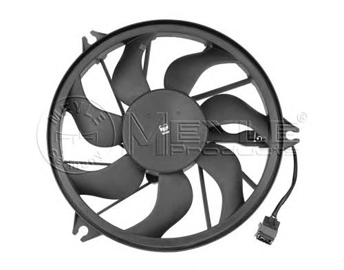 125487 Peugeot/Citroen Ventilador elétrico de esfriamento montado (motor + roda de aletas)
