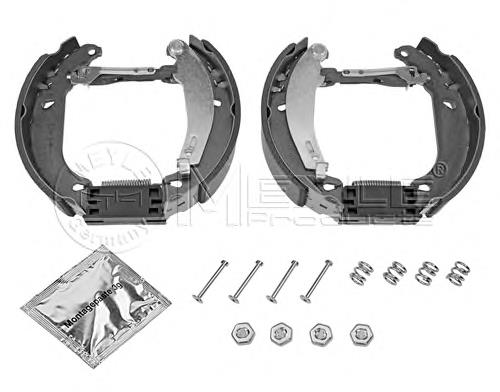 H68061 Brembo Sapatas do freio traseiras de tambor, montadas com cilindros, kit