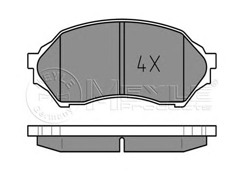 Compre B2YD3328Z Mazda Sapatas do freio dianteiras de disco