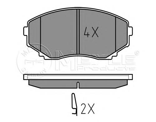 Compre TKY83328ZA Mazda Sapatas do freio dianteiras de disco