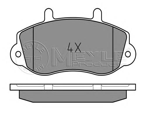 Compre 7701207166 Renault (RVI) Sapatas do freio dianteiras de disco