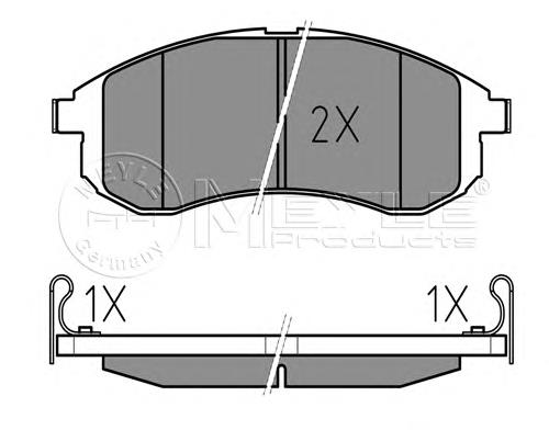 Compre MR977365 Mitsubishi Sapatas do freio dianteiras de disco