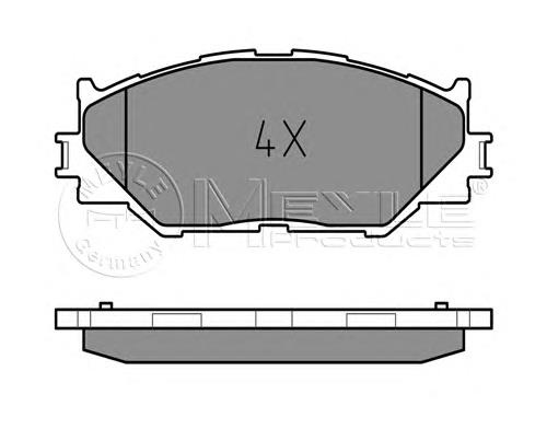 Compre BPA120100 Open Parts Sapatas do freio dianteiras de disco