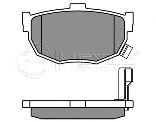 Sapatas do freio traseiras de disco Hyundai/Kia 583022DA10