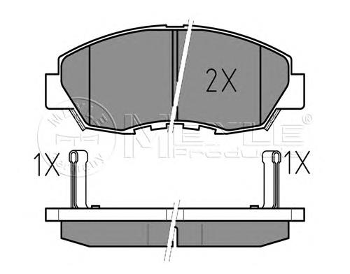 Sapatas do freio dianteiras de disco Honda 45022TR3A02 preço, a partir de 44,35 USD