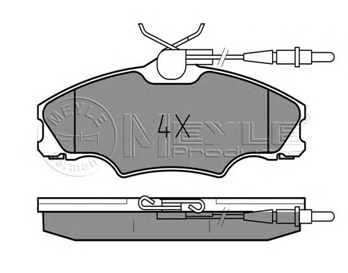 Compre 425268 Peugeot/Citroen Sapatas do freio dianteiras de disco