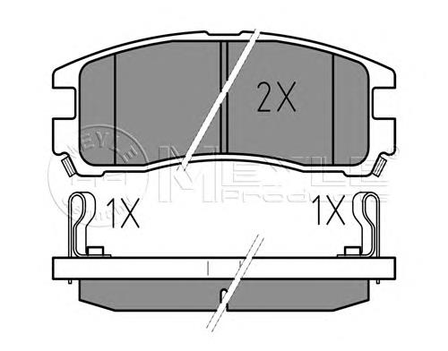 Sapatas do freio traseiras de disco Hyundai/Kia 58302M2A10 preço, a partir de 21,48 USD