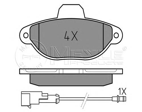 Compre 71770985 Fiat/Alfa/Lancia Sapatas do freio dianteiras de disco