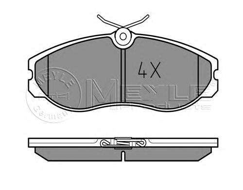 Compre 410609C526 Nissan/Infiniti Sapatas do freio dianteiras de disco
