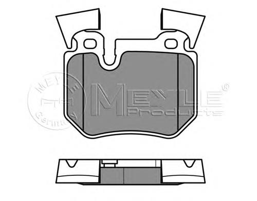 34216791421 BMW Sapatas do freio traseiras de disco