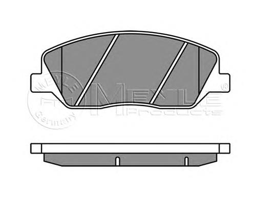 581012JA11 Hyundai/Kia Sapatas do freio dianteiras de disco