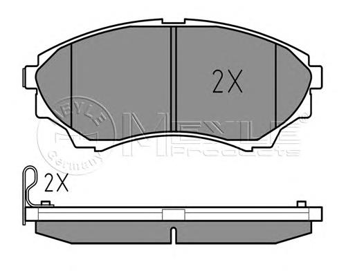 Sapatas do freio dianteiras de disco Ford 1356600 preço, a partir de 21,48 USD