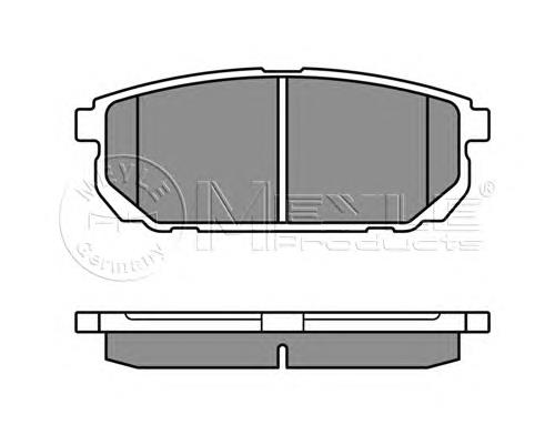 Sapatas do freio traseiras de disco Hyundai/Kia 583023ED02 preço, a partir de 25,88 USD