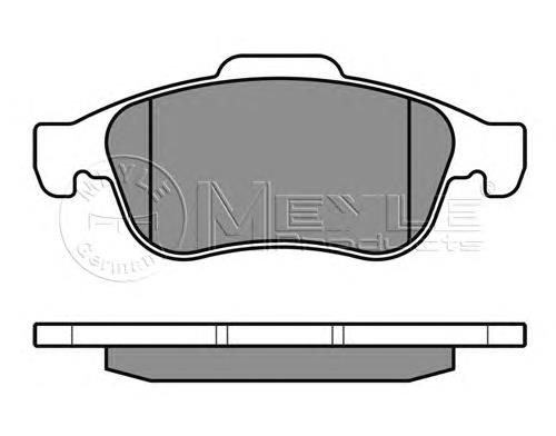 Sapatas do freio dianteiras de disco Meyle 0252491418 preço, a partir de 32,78 USD