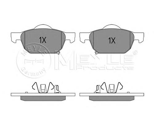 Sapatas do freio dianteiras de disco P28044X Brembo