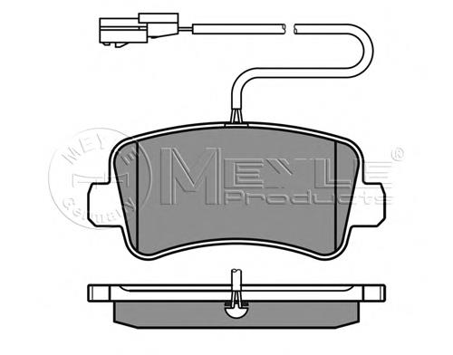 440600264R Renault (RVI) Sapatas do freio traseiras de disco