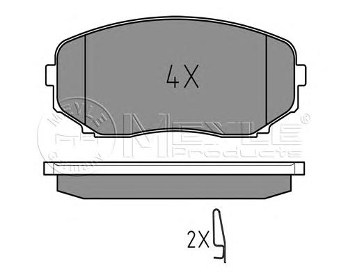 Sapatas do freio dianteiras de disco Mazda TKY83328Z preço, a partir de 18,44 USD