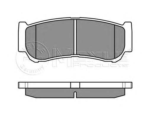 583024AA00 Hyundai/Kia Sapatas do freio traseiras de disco