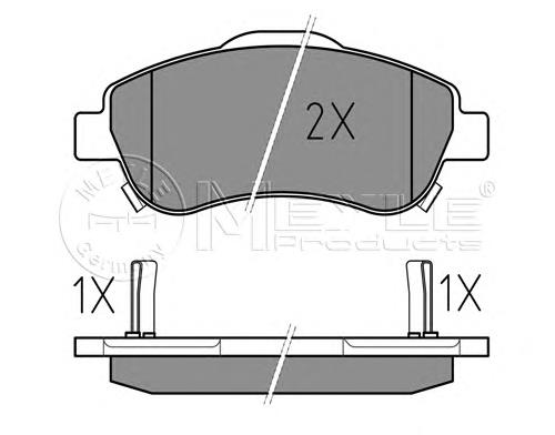 Sapatas do freio dianteiras de disco Honda 45022SWWG01 preço, a partir de 21,64 USD